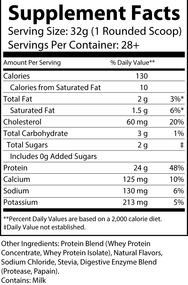Elite Supreme Whey Protein Salted Caramel