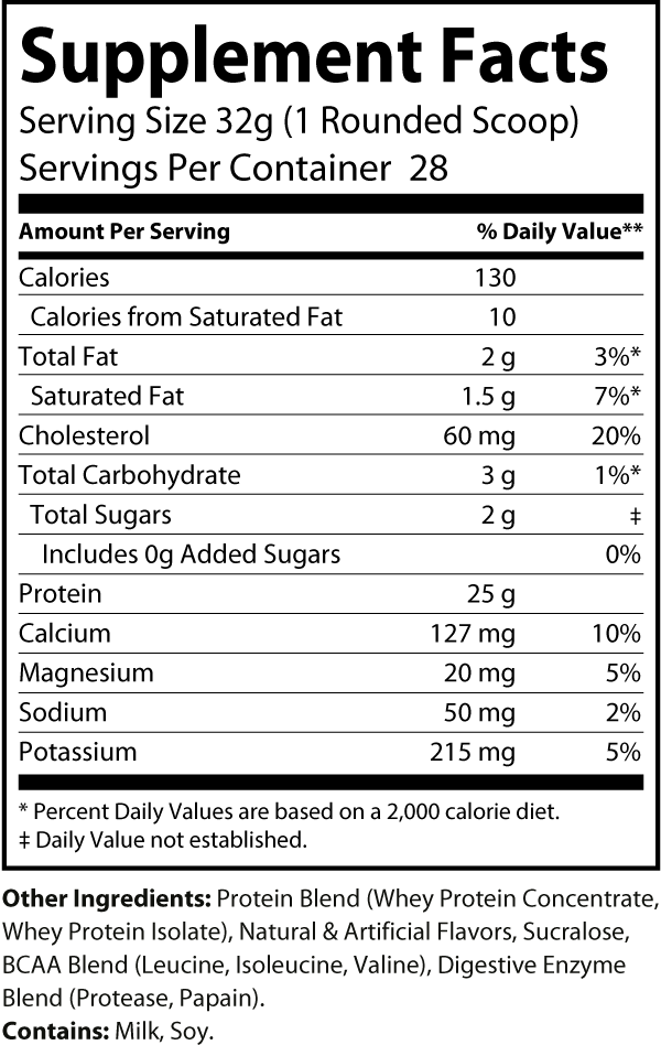 Elite Supreme - Whey Protein - Vanilla Milkshake
